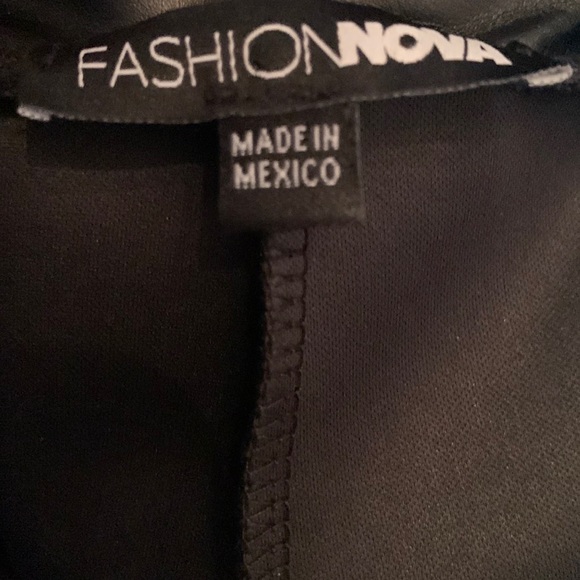 Fashion Nova. Had Your Chance Faux Leather Stacked Pants - Black 2X - Picture 4 of 5